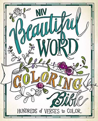 NIV, Beautiful Word Coloring Bible, Hardcover: Hundreds of Verses to Color | Amazon (US)