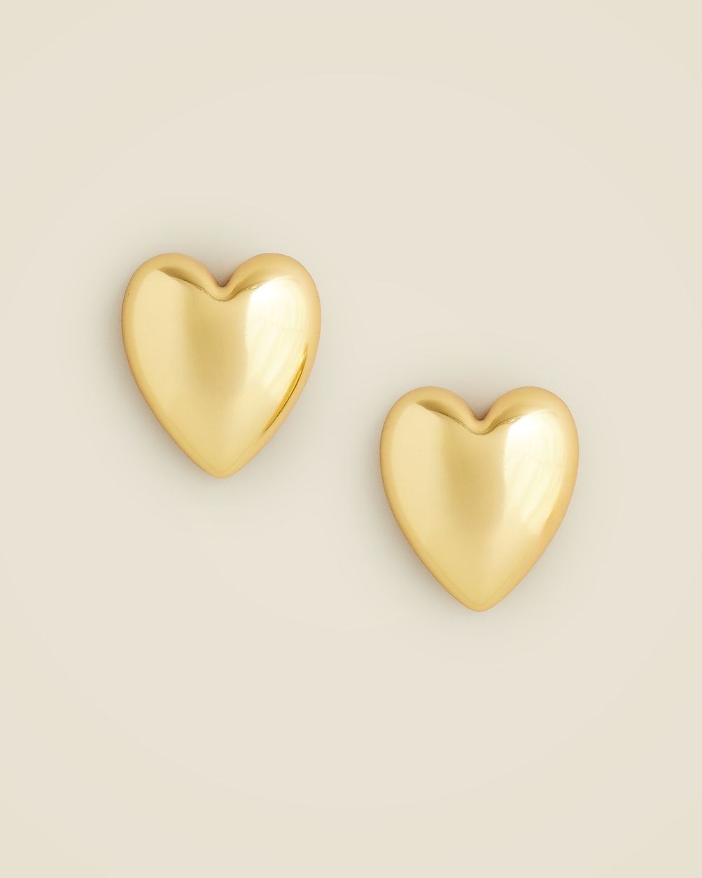 Oversized heart earrings | J. Crew US