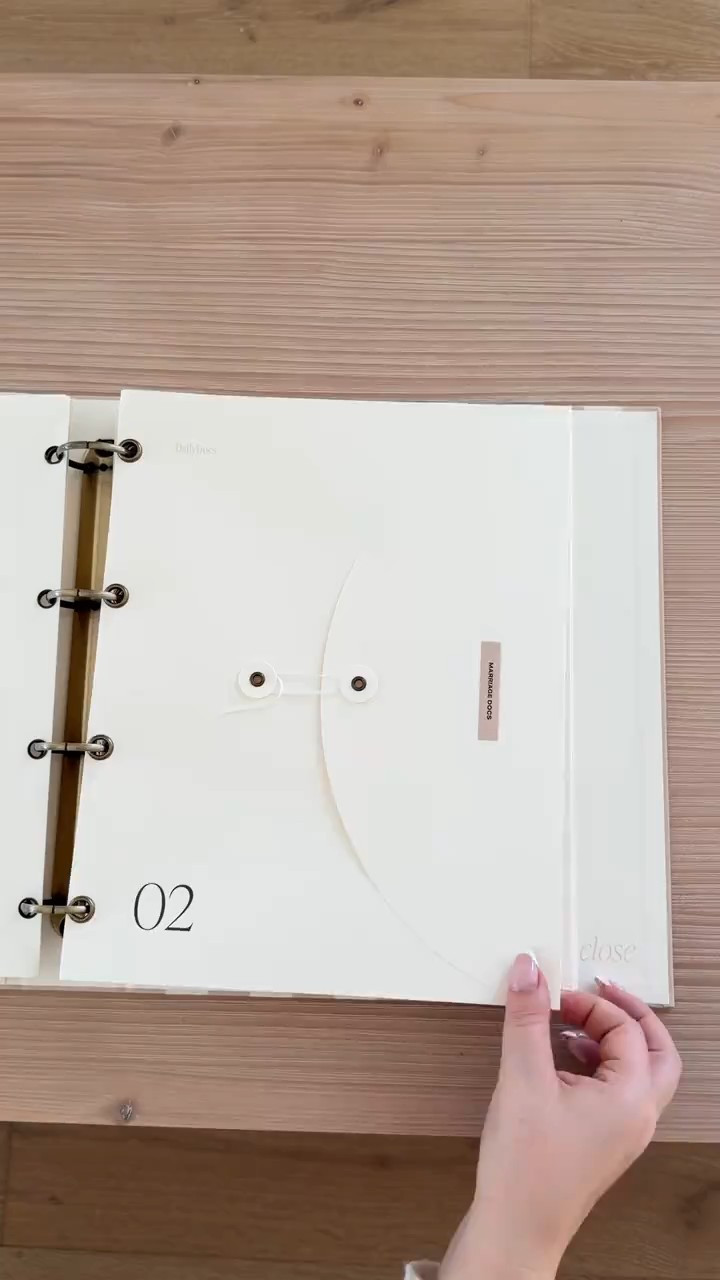 Organize your important documents in style with this document organizer binder.

#LTKmomlife #LTKHome #LTKselfcare