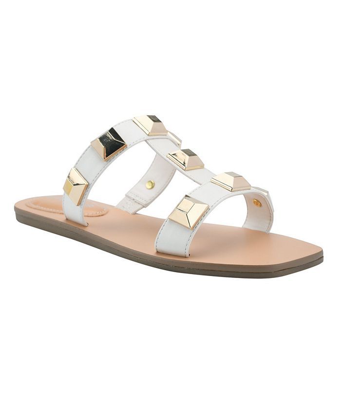 Marc Fisher Women's Bonis Studded Slide Sandals & Reviews - Sandals - Shoes - Macy's | Macys (US)