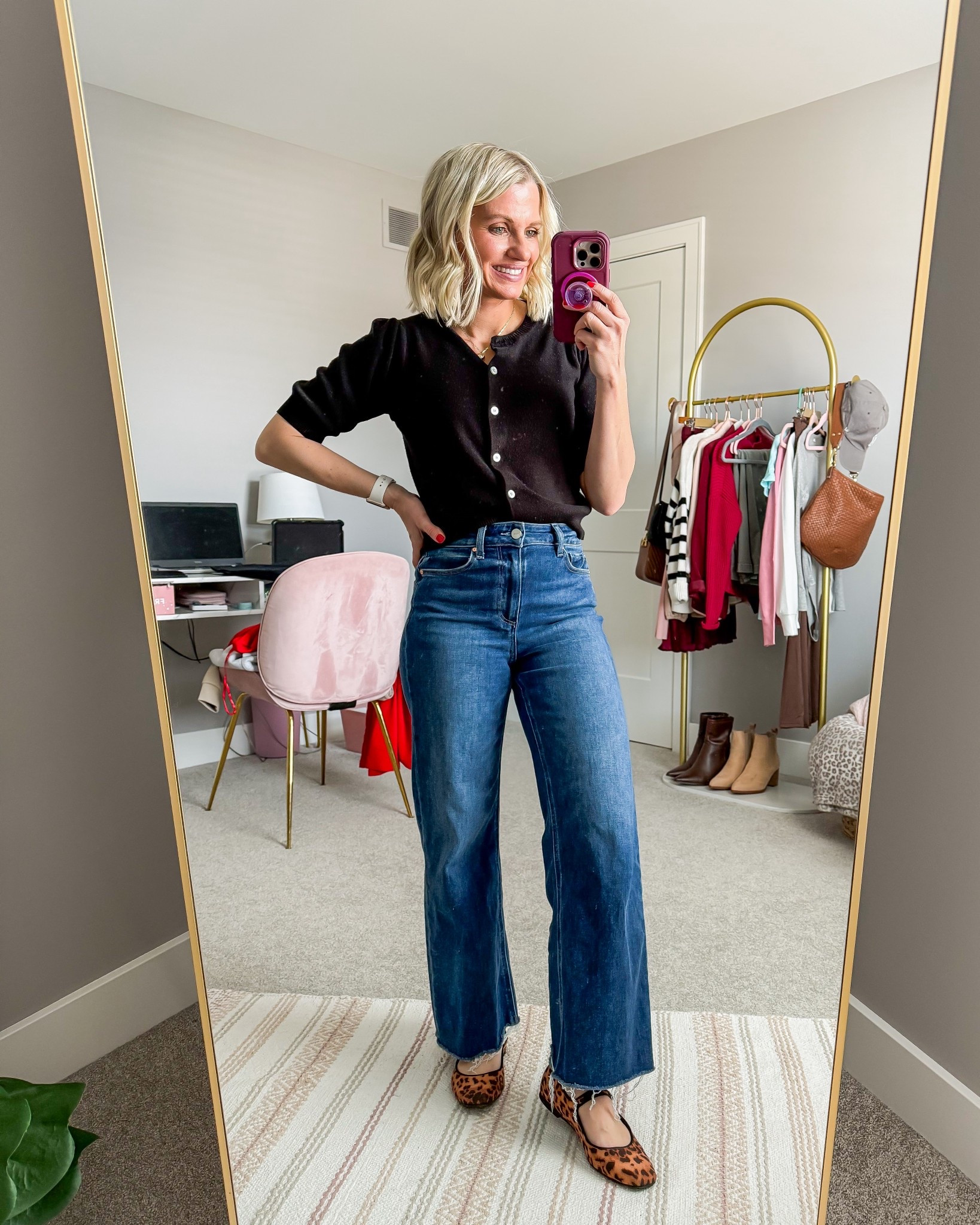 What I wore this week! We had some warmer temperatures this week so I broke out some Mary Jane flats and cropped jeans! 
Sweater- linked similar 
Jeans- 25

#LTKootd #LTKOver40 #LTKPetite