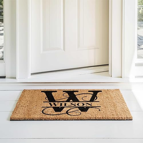 Personalized Custom Doormat - 18" x 30" - Durable Coir Fiber Mat for Indoor & Covered Outdoor Use... | Amazon (US)
