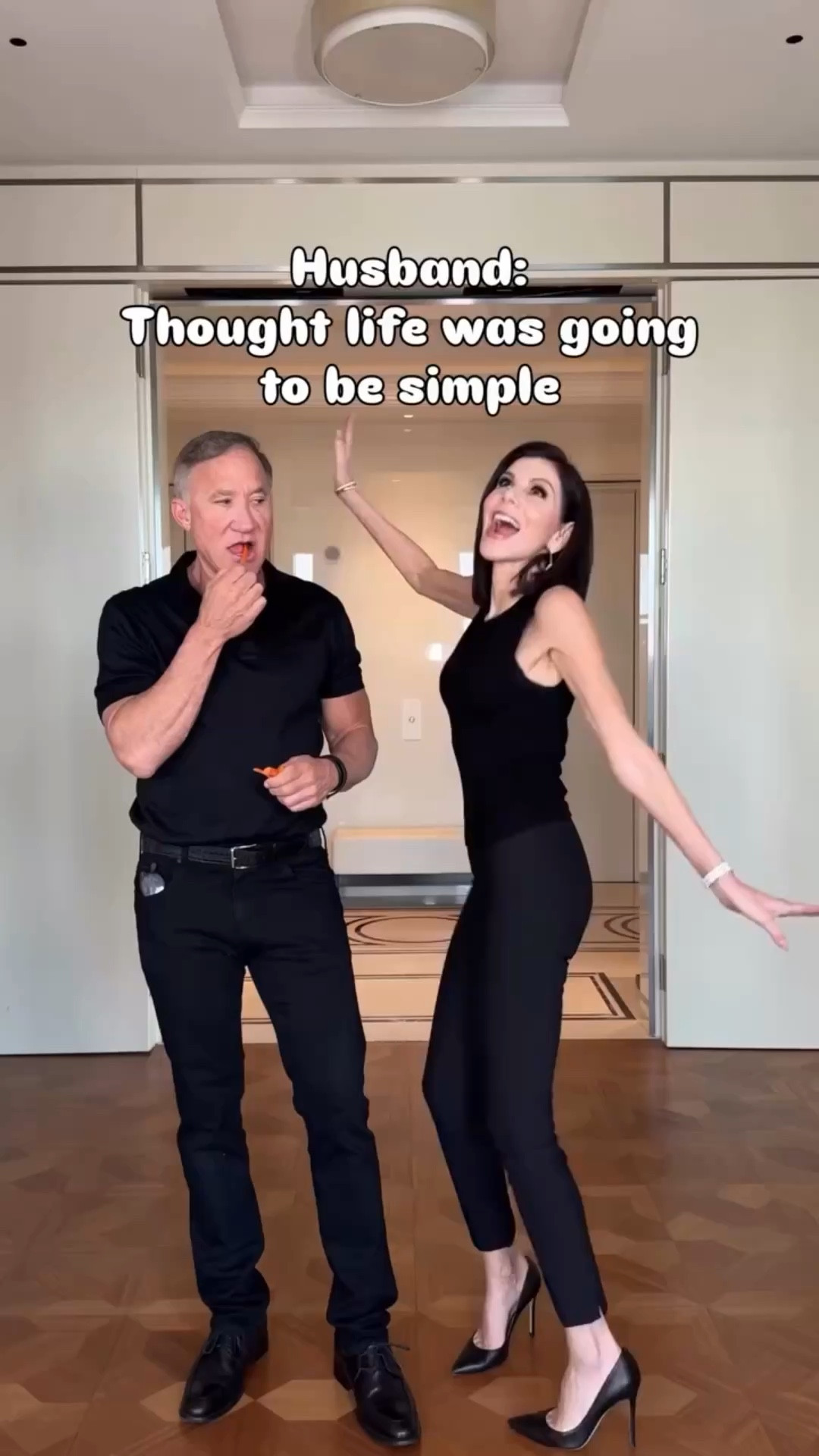 Thankfully, he still loves me in spite of all of this! 🤣❤️ Are you and your spouse similar? Comment 💃🏻 if you relate !!

#coupleshumor #couplescomedy #husbandwifecomedy #husbandwifehumor #marriedlifehumor

#LTKOver40 #LTKdayinmylife #LTKootd