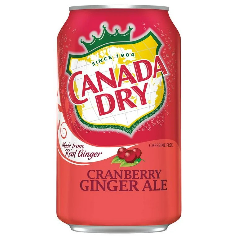 Canada Dry Cranberry Ginger Ale, 12 fl oz, 12 pack | Walmart (US)