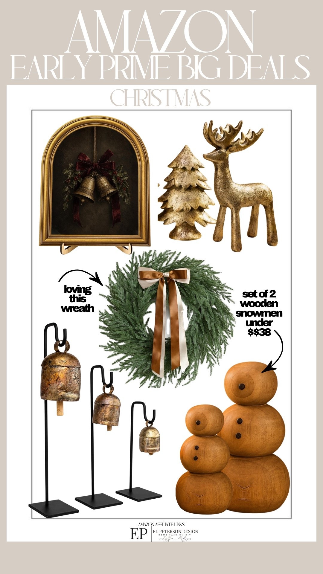 Amazon Prime Big Deals
Artwork
Snowmen
Bells
Wreath

#LTKHome #LTKSaleAlert