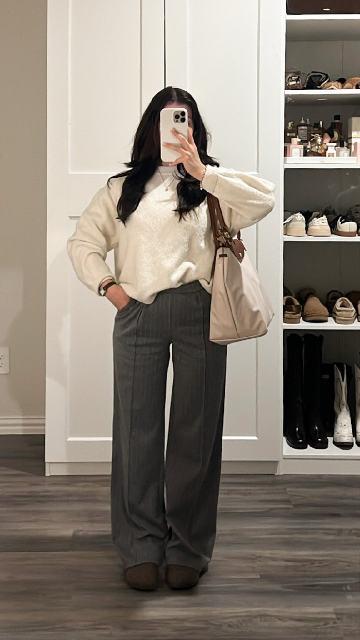 Cozy office ootd ☁️ workwear outfit inspo, winter business casual outfit inspo, office outfit ideas

#LTKWorkwear #LTKSeasonal