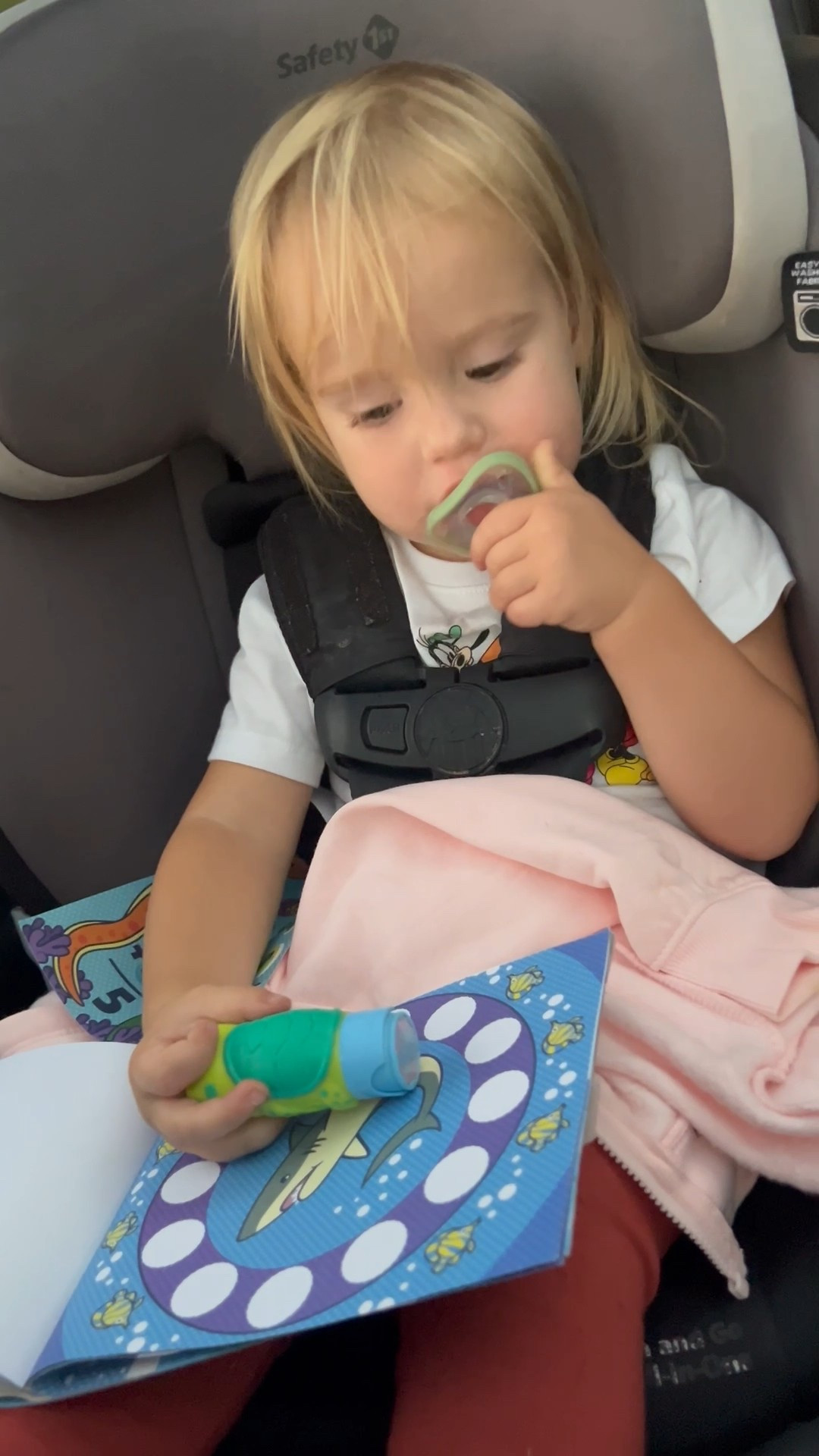 Travel toddler sticker book