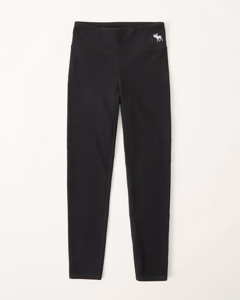 cozy active high rise icon leggings | Abercrombie & Fitch (US)