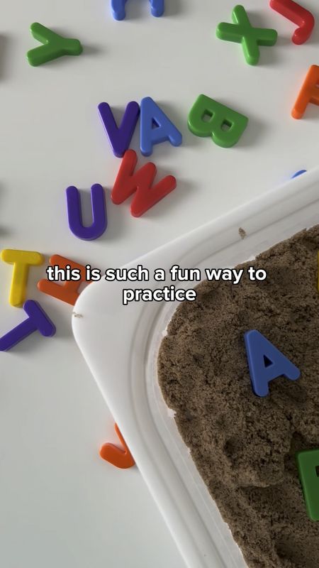 Toddler activity, letter recognition game for kids 