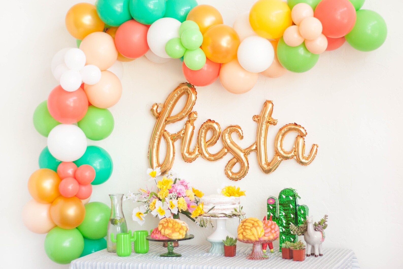 Cactus Balloon Garland Kit - Fiesta Party Decor - Custom Size Balloon Arch DIY | Etsy (US)