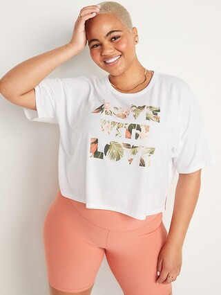 UltraLite All-Day Performance Crop T-Shirt for Women | Old Navy (US)