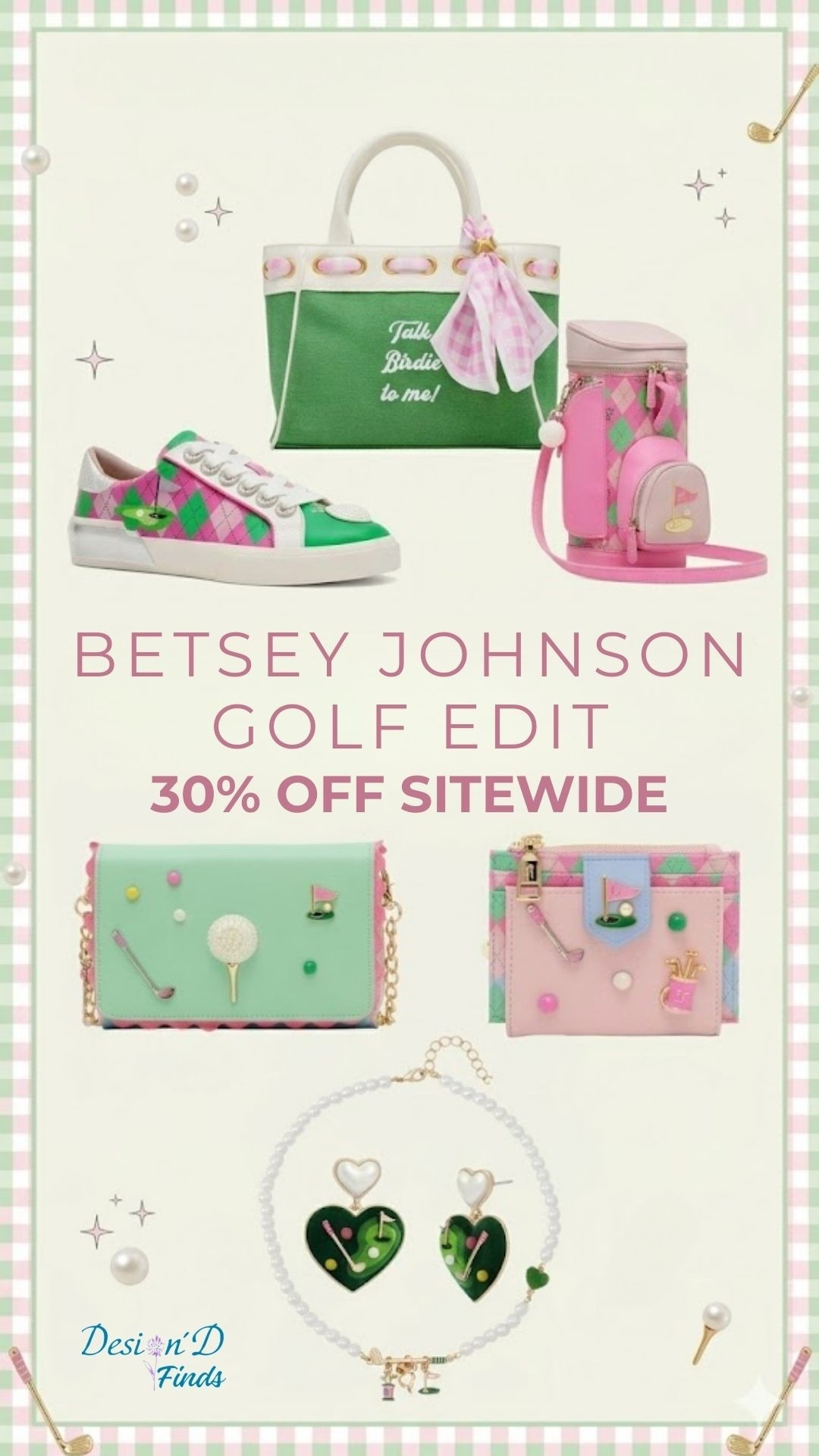 This Betsey Johnson golf edit is EVERYTHING — bold, girly, and such a fun switch up from basic golf fits

Also… RUN don’t walk because it’s 30% off sitewide with code FRIEND 💖

I linked all my faves in one place so you can shop the cutest course looks ✨

#betseyjohnson #sale #golf #golfedit #fashion

#LTKActive #LTKSeasonal #LTKSaleAlert