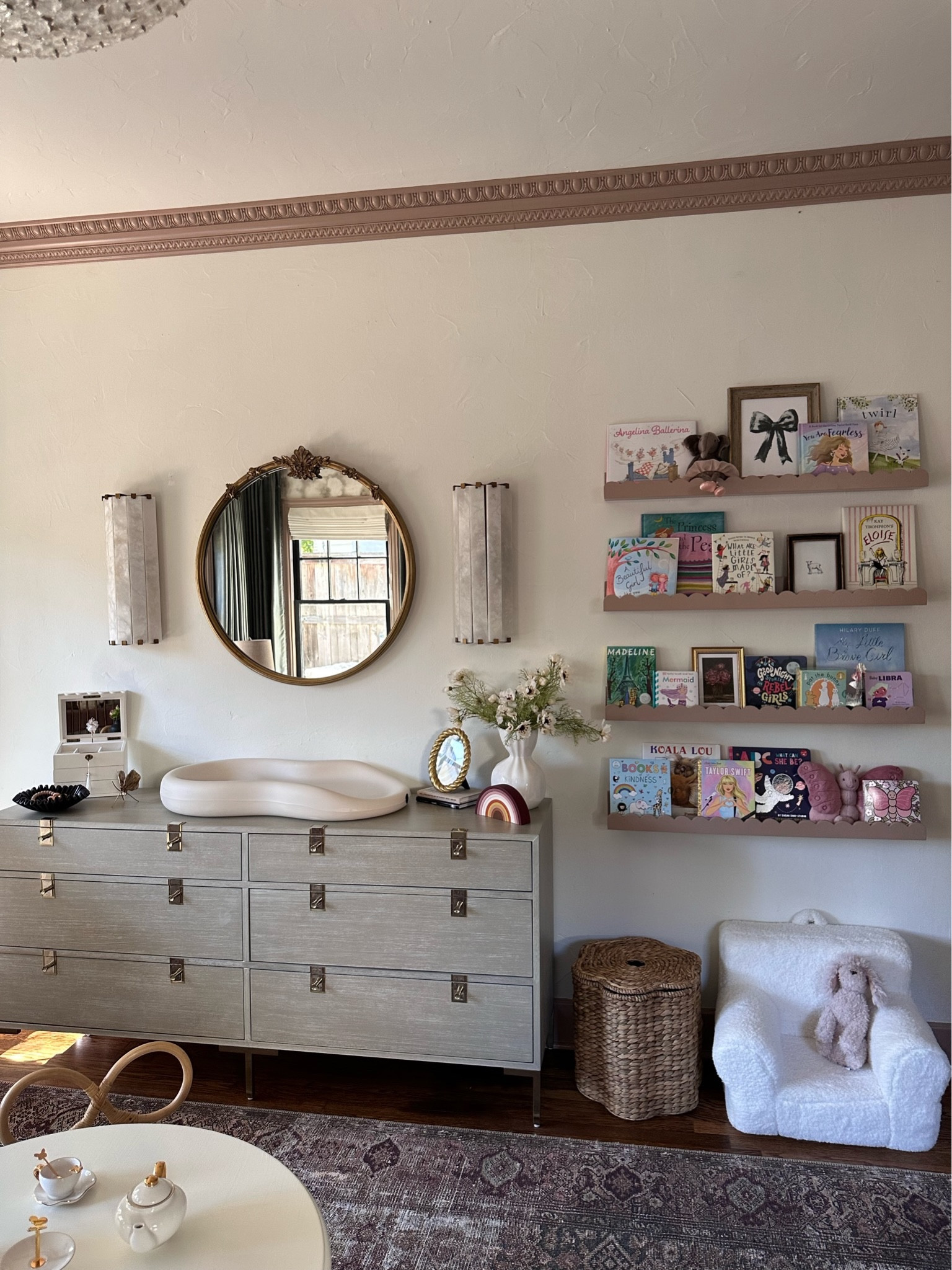 James Annette’s nursery 😍 I could not love how this room turned out more. SO much thought, time, & love went into creating the perfect space for our sweet rainbow baby. 

Sconces are from RH Kids.

#LTKBaby #LTKHome