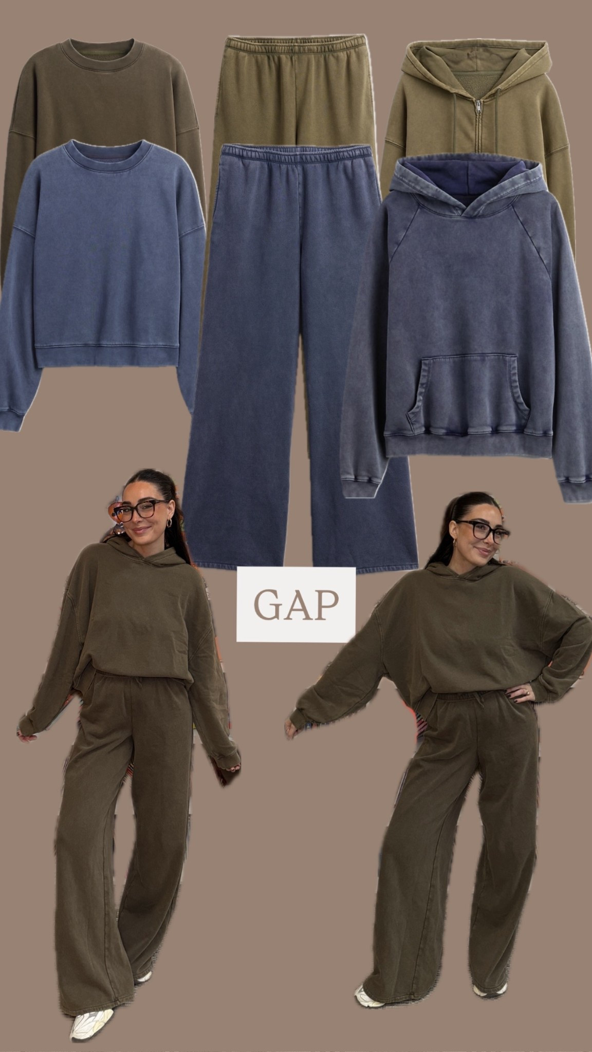 Hoodie: large for oversized 
Zip ups: I would get one size up from what I am so for me a medium 
Pants: small regular length (I am 5’6 and the long were too long on me)

#LTKGiftGuide #LTKCyberWeek #LTKHoliday