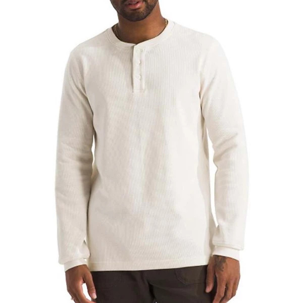 Men's The North Face Waffle Long Sleeve Henley Medium White | Scheels