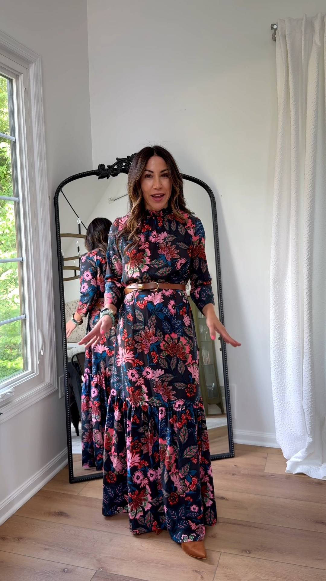 Wearing XS maxi dress. Fall dresses.

#LTKOver40 #LTKPetite