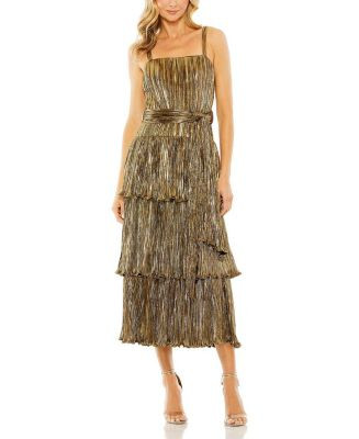 Ruffle Tiered Buckle Detail Dress | Bloomingdale's (US)