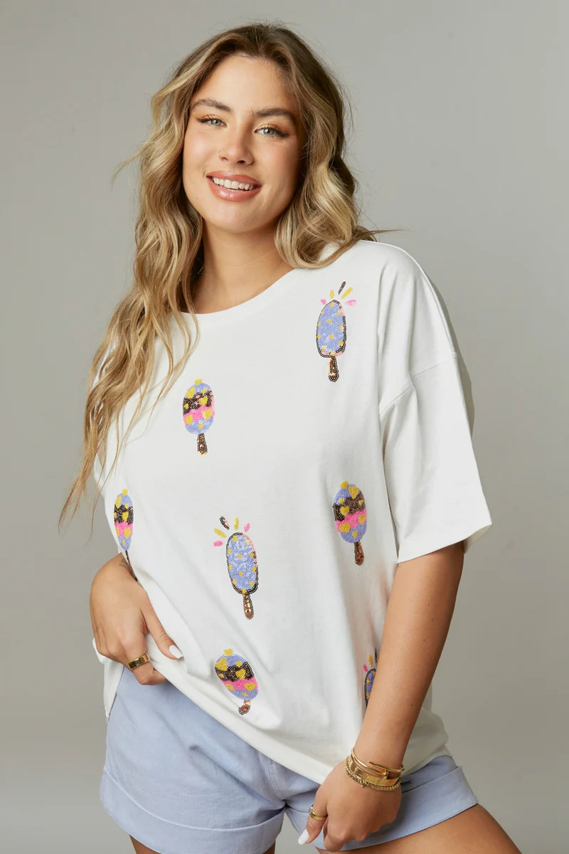 Sweet Treat Sparkle Tee | Whiskey Darling Boutique