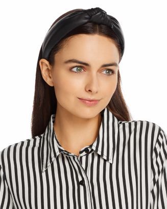 Faux-Leather Knot Headband | Bloomingdale's (US)