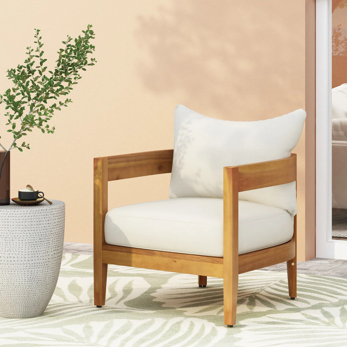 Red Barrel Studio® Lorene Patio Chair with Cushions & Reviews | Wayfair | Wayfair North America