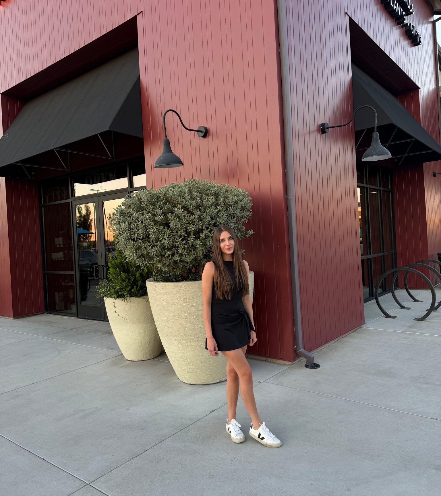 this ports dress paired with white and black campo veja sneakers #ltk #ltkfinds #need #dress #wrapdress #sneakers #ootd #outfit #basic #basicoutfit #girl #sports #sportsdress #golf 

#LTKBeauty #LTKStyleTip #LTKSaleAlert