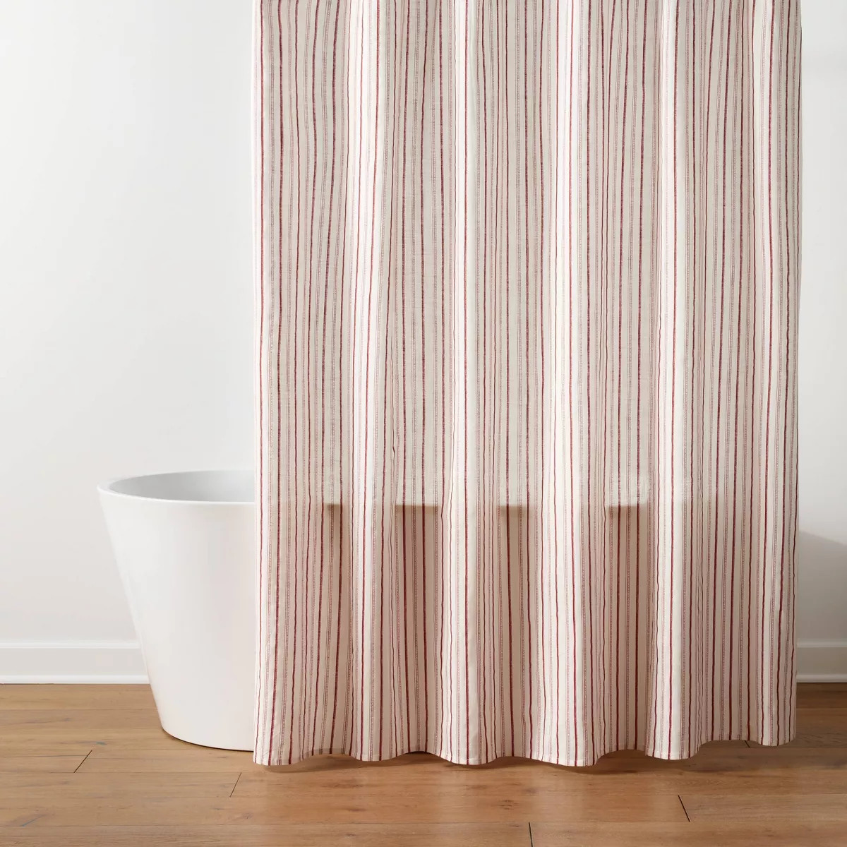 72"x72" Valentine's Day Striped Cotton Shower Curtain - Threshold™ | Target