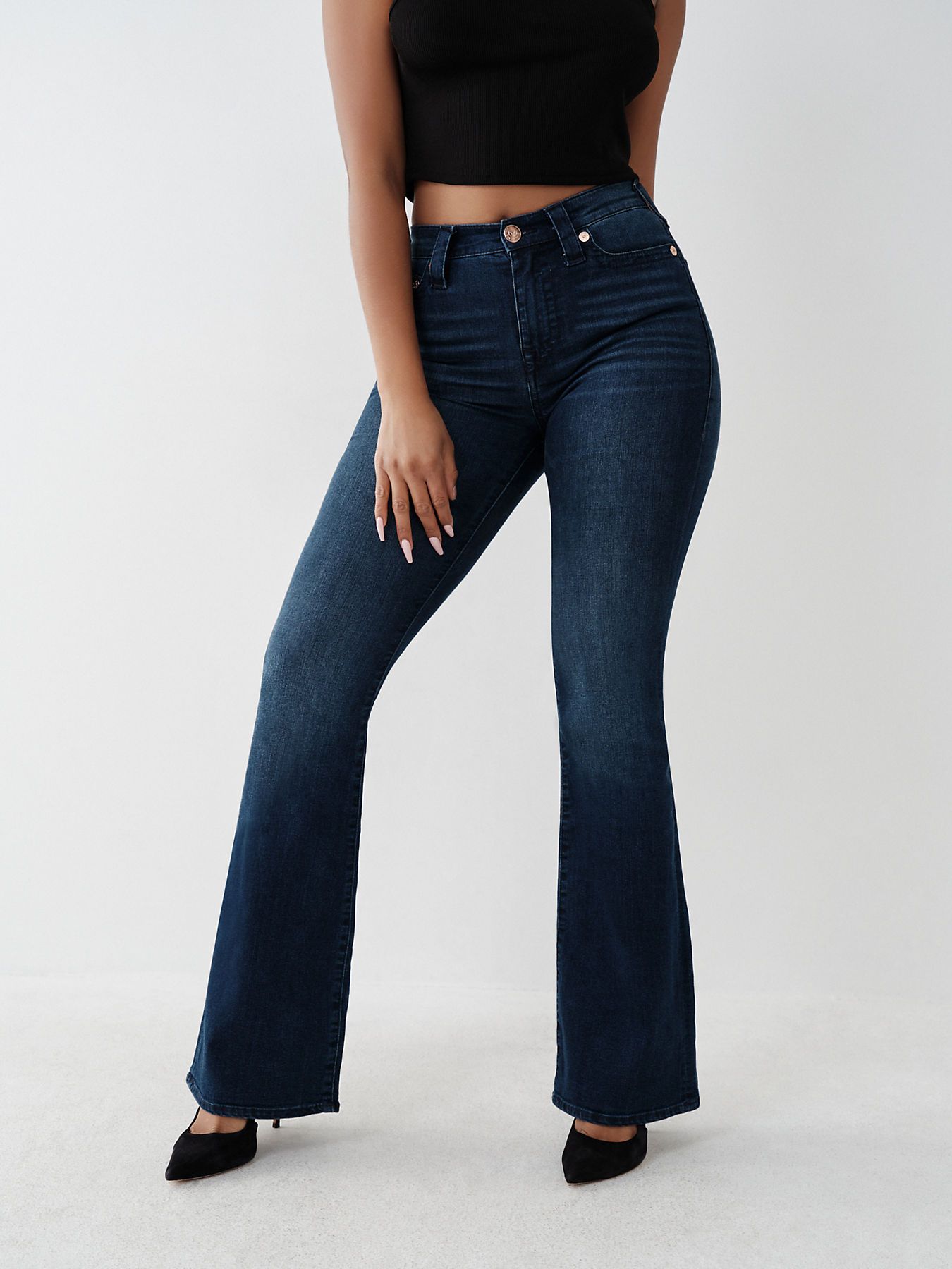 REAGAN HIGH RISE FLARE JEAN | True Religion