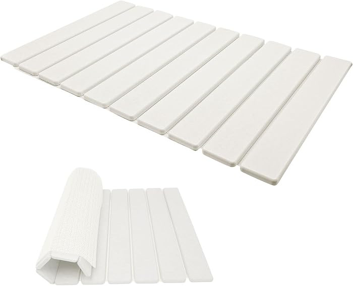 Stone Bath Mat,24 x 15.4 Inch Non-Slip Diatomaceous Earth Bath Mat,Quick Dry Stone Bath Mats for ... | Amazon (US)