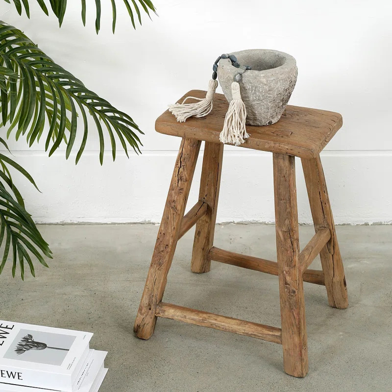 Solid Wood Accent Stool | Wayfair North America