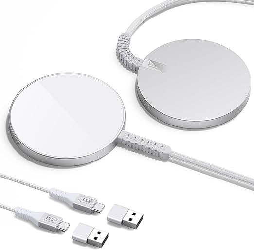 ESR 2 Pack HaloLock Mini Wireless Charger, MagSafe-Compatible Charger for iPhone 16/15/14/13/12 S... | Amazon (US)