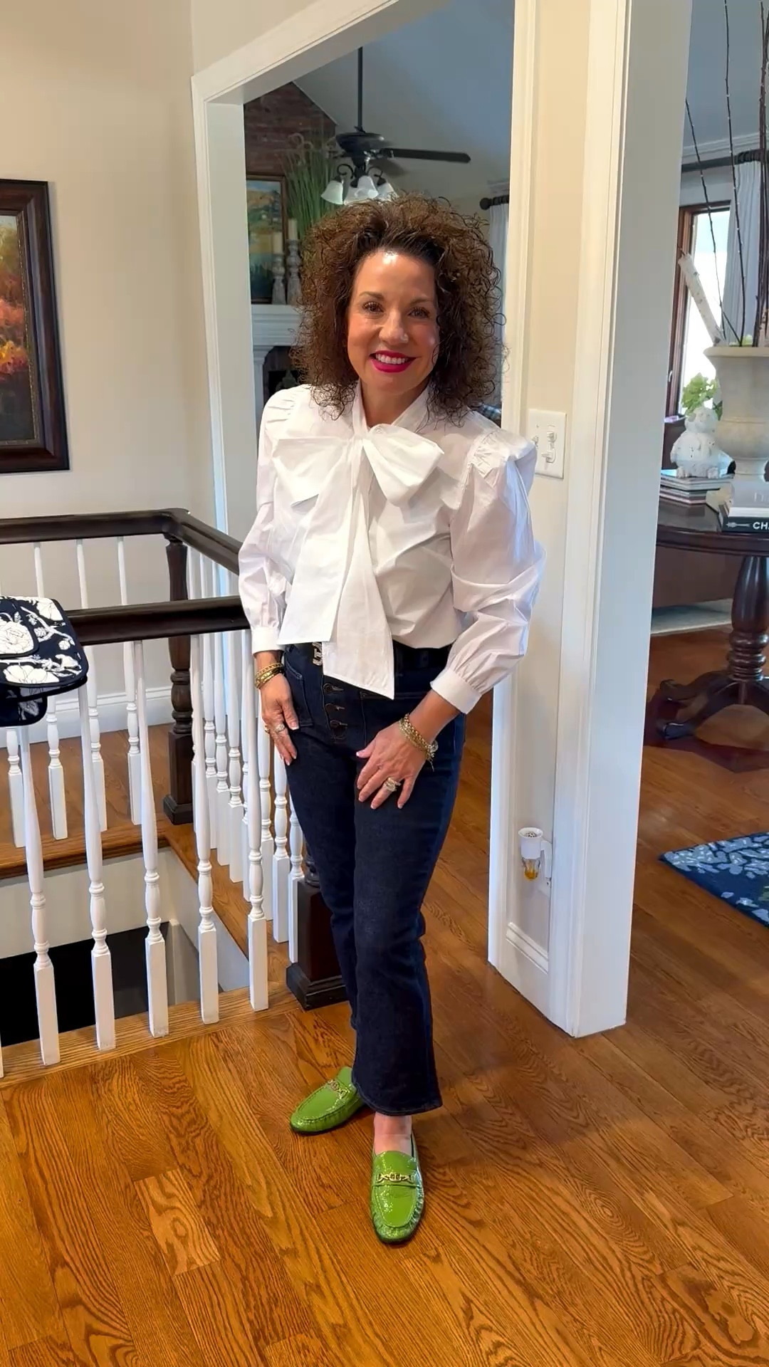 OOTD today and I’m loving how classic and effortless this outfit feels. A crisp white button-down with the sweetest oversized bow from Walmart, paired with my favorite LOFT jeans, a Sam Edelman belt, and the most comfortable Sam Edelman loafers. It’s the kind of outfit that feels polished but still easy enough for a busy day of consultations, errands, and everyday life. Classic pieces like this always make getting dressed simple.

#OOTDStyle #ClassicStyle #EverydayOutfit

#LTKBeauty #LTKPetite #LTKootd