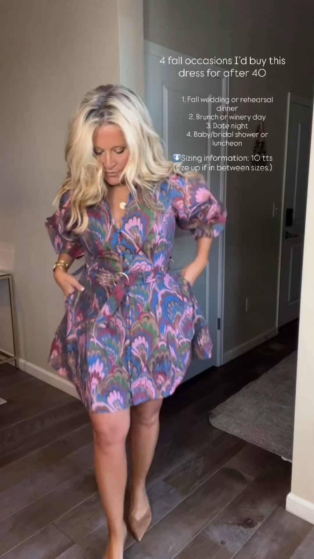 ✨Tap the bell, save and ❤️ start here over 40 fashion, midlife style, midsize fashion and luxury looks for less.  

 places I’d wear this dress after 40:

1. Fall wedding or rehearsal dinner
2. Brunch or winery day
3. Date night
4. Baby/bridal shower or luncheon

👑 Helping you look good, feel good.-Lindsey Denver   Check back daily for belly-friendly style, confidence, and Outfit Physics™.

@mestiza_ny

#LTKOver40 #LTKMidsize #LTKPlusSize
