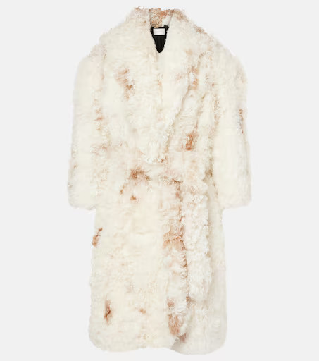 Belted shearling coat | Mytheresa (INTL)
