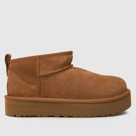 Kids Youth Chestnut UGG Classic Ultra Mini Platform Boots | schuh | Schuh
