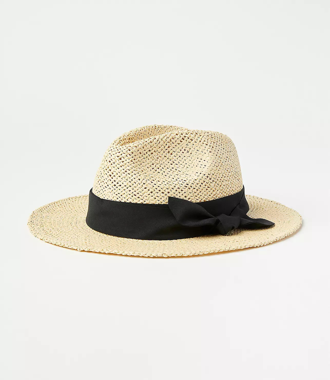 Bow Straw Fedora | LOFT