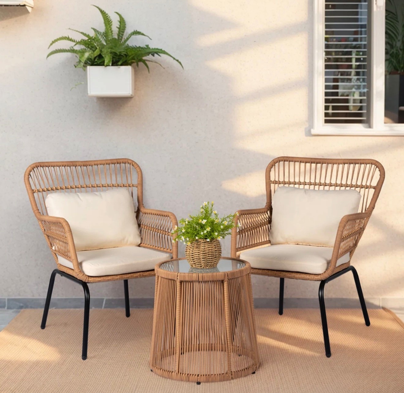 Dawna 2- patio conversation set with cushions. @Wayfair 

#LTKHome #LTKSaleAlert #LTKSeasonal