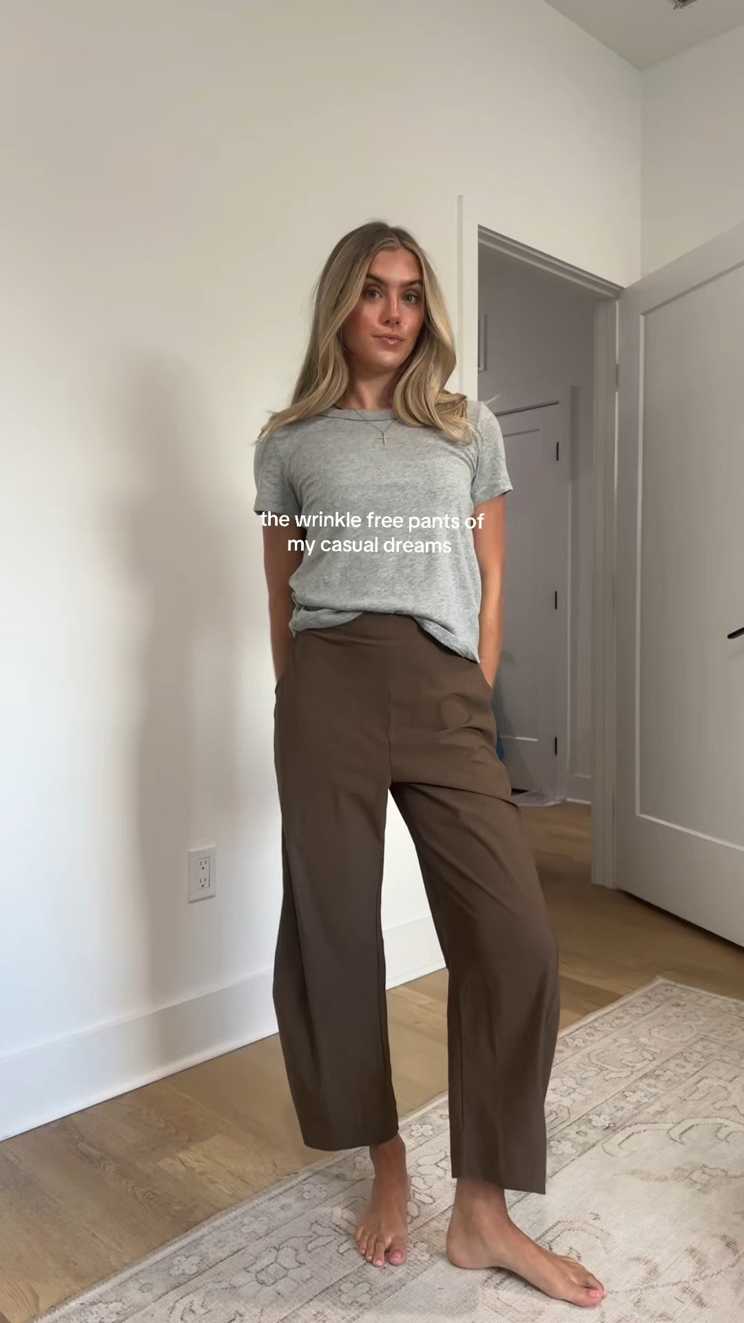 Amazon size XS Womens Barrel Pants Wide Leg High Waisted Ankle Business Work Pants Travel Casual Trousers with Pockets

#LTKootd #LTKSaleAlert #LTKWorkwear