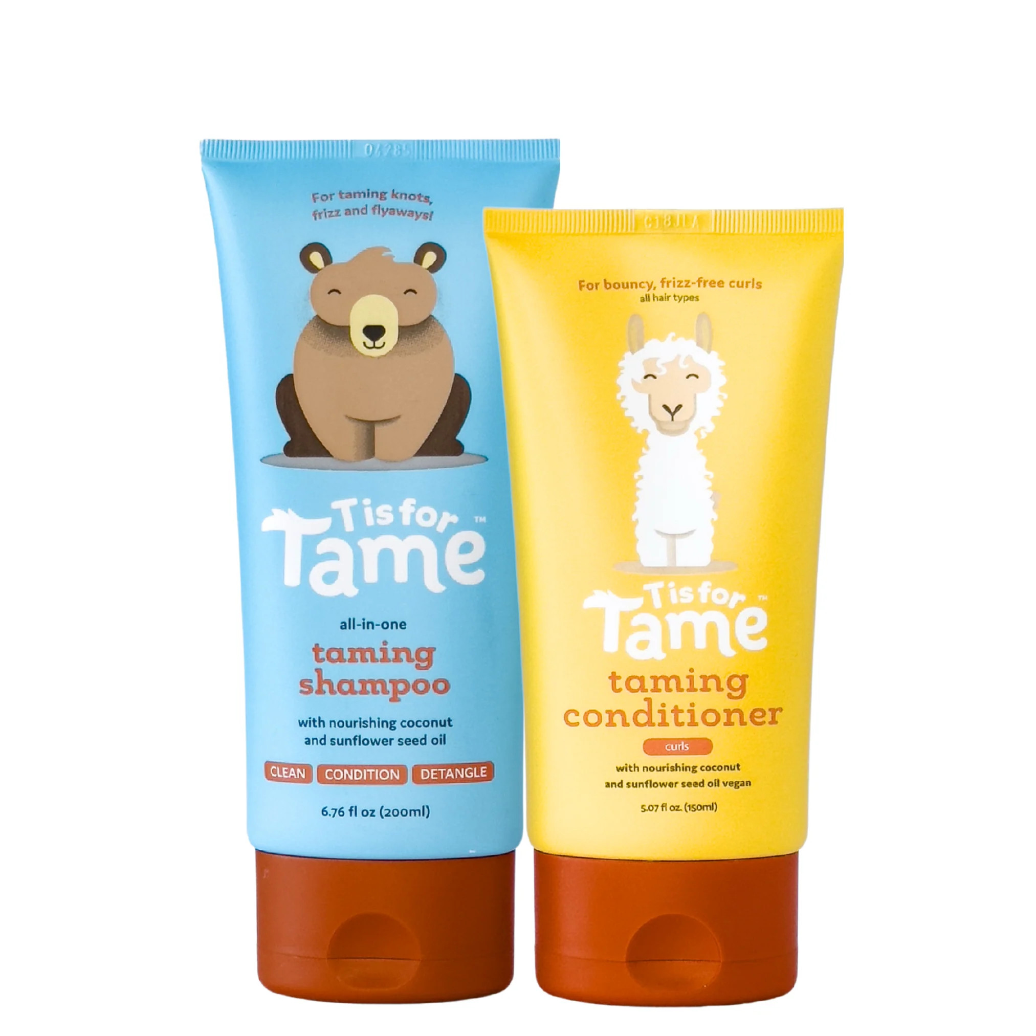 NEW Hair Taming Shampoo & Nourishing Conditioner for Curls | T is for Tame