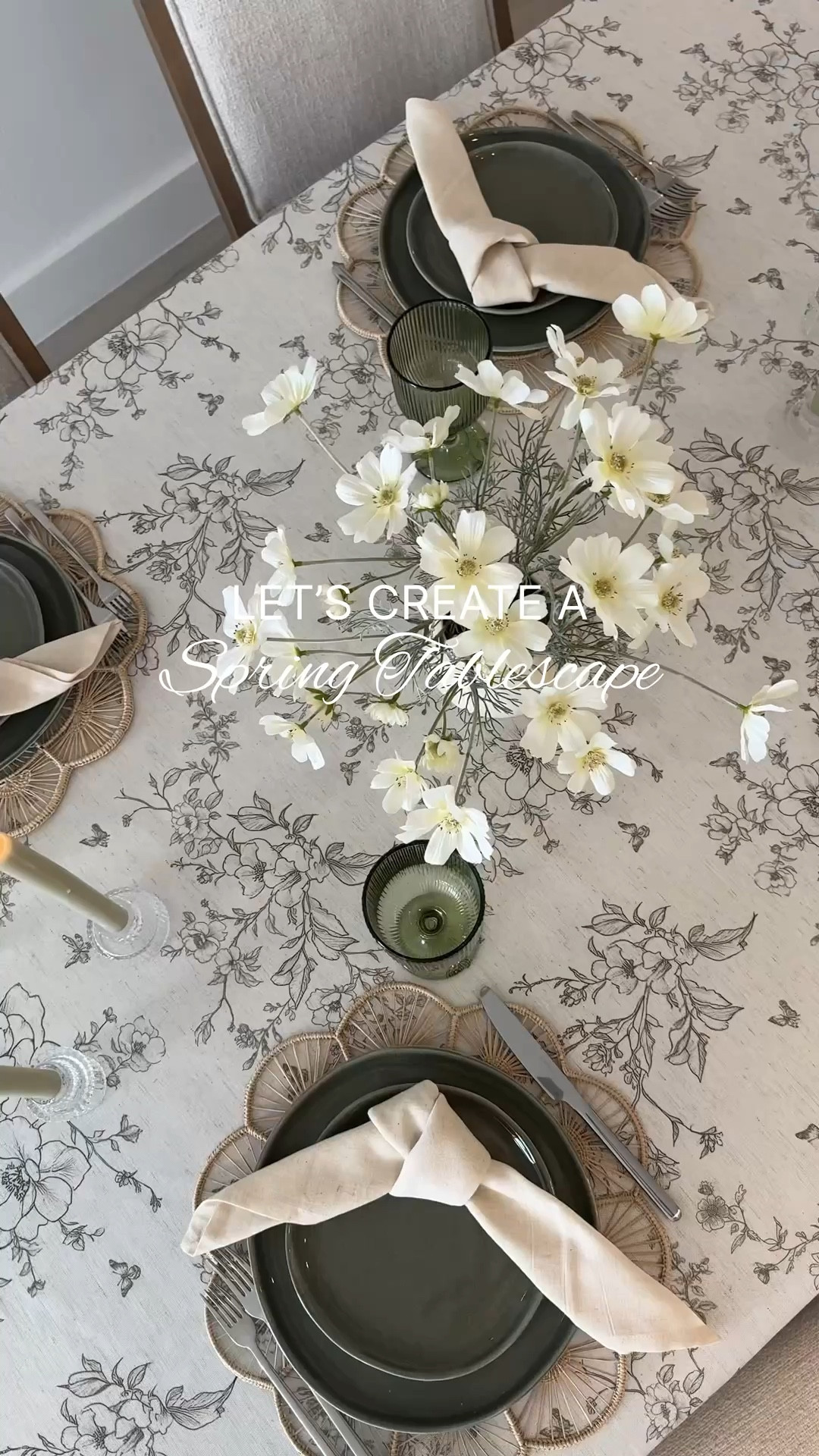 Set a simple spring table with me 🌿

#spring #hosting #tablescape #setthetable #tabledecor

#LTKSeasonal #LTKHome