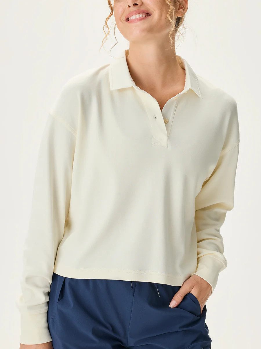 Rugby Cropped LongsleeveA Heart | Outdoor Voices