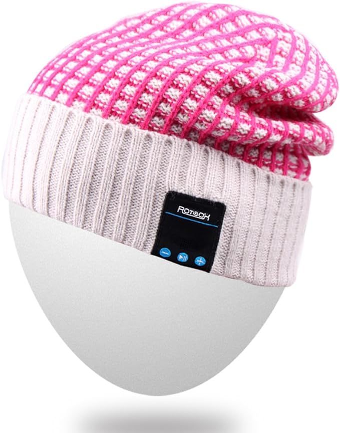 Rotibox Bluetooth Beanie Hat Wireless Headphone for Outdoor Sports Xmas Gifts | Amazon (US)