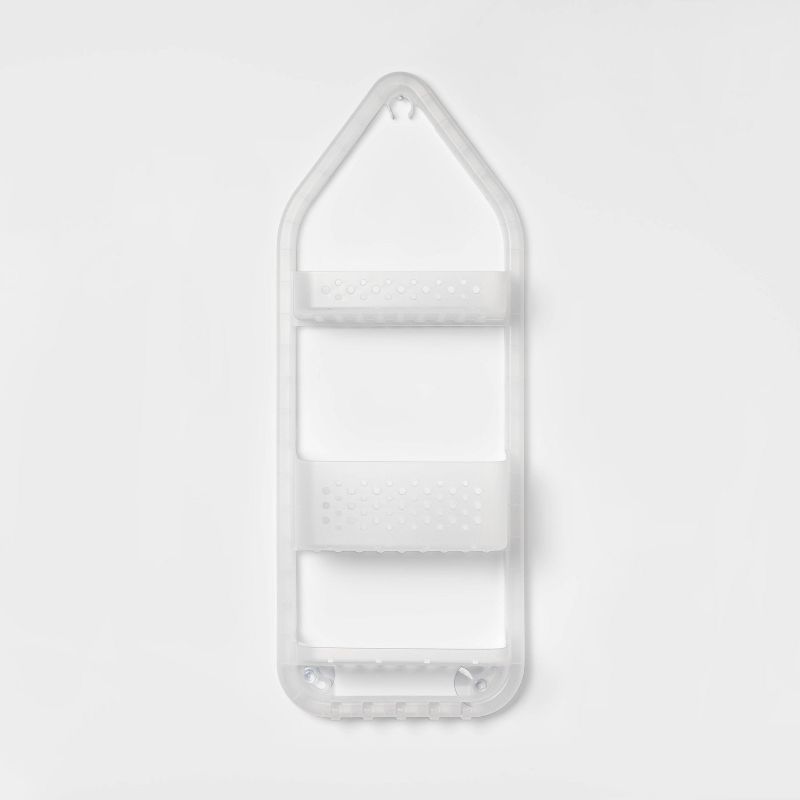 Three Tier Over the Shower Caddy Frosted - Room Essentials&#8482; | Target
