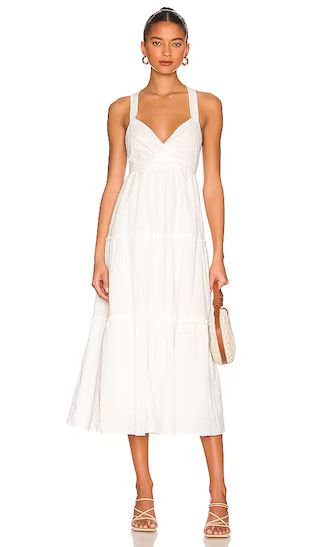 MINKPINK Lola Midi Sundress in White. - size M (also in L, S, XS) | Revolve Clothing (Global)