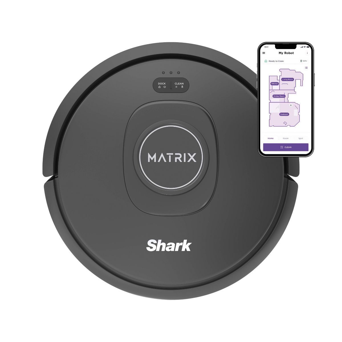 Shark Matrix Robot Vacuum for Carpets and Hardfloors with Self-Cleaning Brushroll and Precision M... | Target