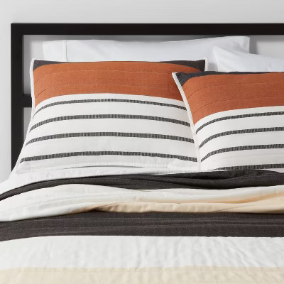 Stripe Woven Yarn Dye Quilt Cream - Project 62™ + Nate Berkus™ | Target