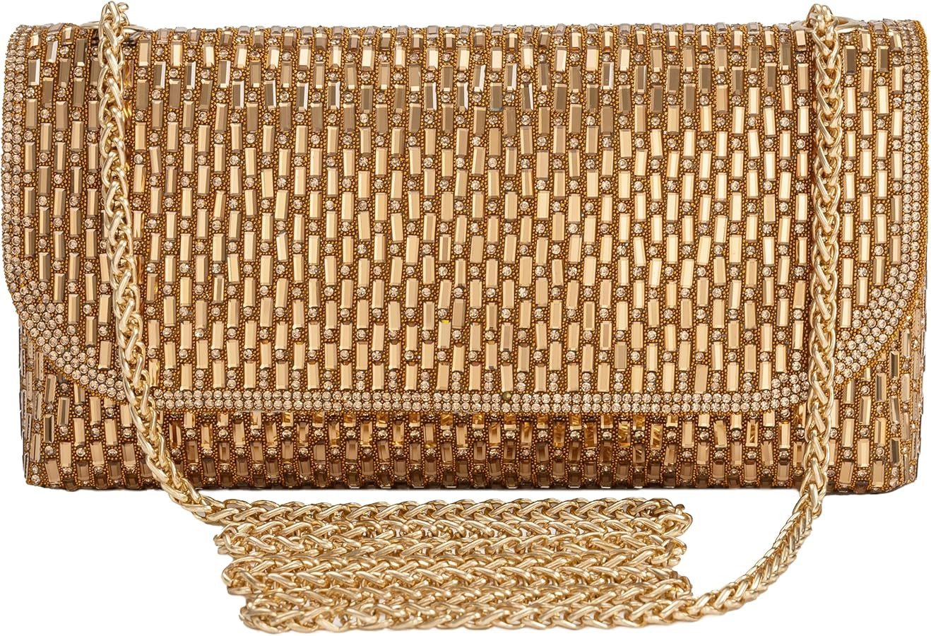 Coucoland Clutch Purses for Women, Formal Evening Bags with Glitter Rhinestones Party Shoulder Ba... | Amazon (US)