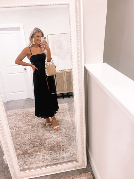 Love a black midi dress for summer days 💓  from @abercrombie 20% off today & an additional 15%off with code: “DRESSFEST” wearing size small. Linking up my current favorites!
#abercrombiepartner #abercrombiestyle

#LTKstyletip #LTKsalealert #LTKSeasonal