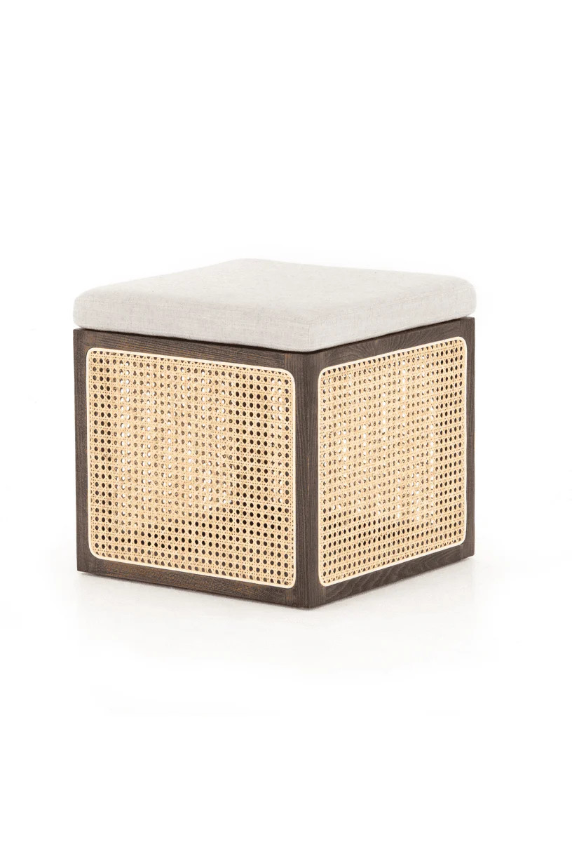 Indie Cane Ottoman | THELIFESTYLEDCO