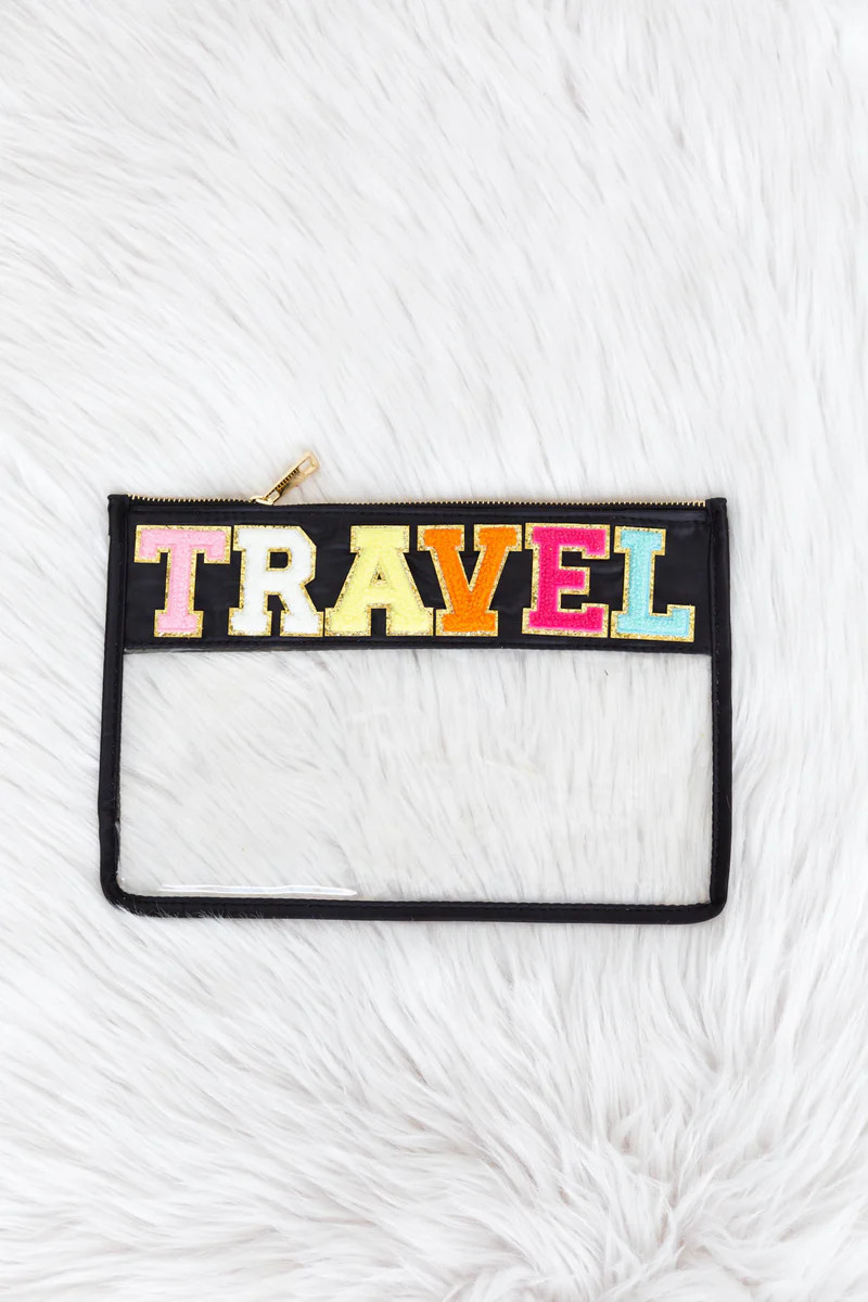 Clear Travel Pouches- 4 Colors | Apricot Lane Boutique
