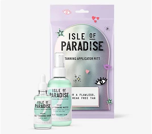 Isle of Paradise Super-Size Self-Tanning Face & Body Kit | QVC